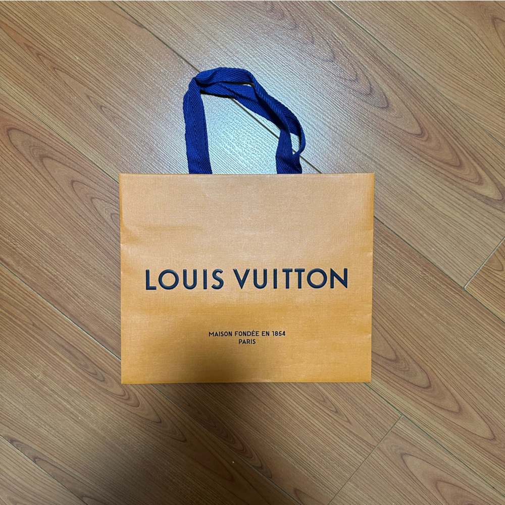 Louis Vuitton Empty Paper Shopping Bag